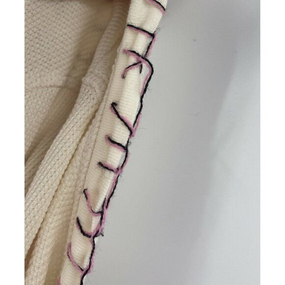 Mod-O-Doc For Sundance Large Waffle Knit Embroidered Top - Picture 4 of 5